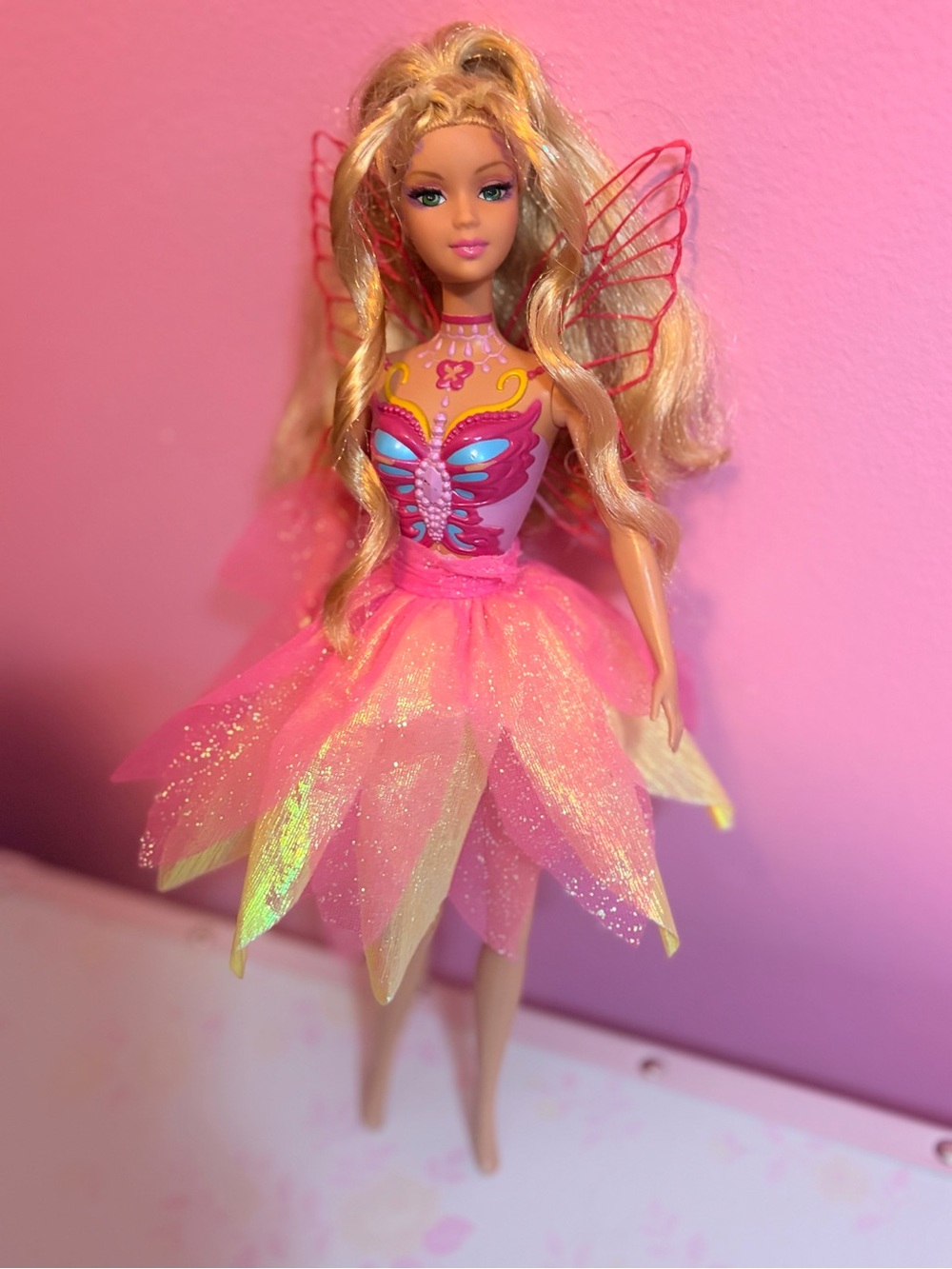 Rare Barbie Fairytopia Magic Of The Rainbow Rainbow Elina (Read description)
